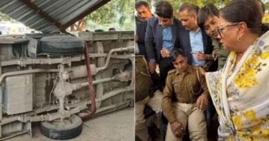 Vasundhara Raje के काफिले में बड़ा हादसा: पुलिस वाहन पलटा, 4 जवान घायल, पूर्व सीएम ने खुद संभाला मोर्चा