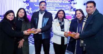 Muzaffarnagar लायंस क्लब उन्नति ने बॉलीवुड थीम पर नववर्ष प्रोग्राम में रंग जमाया, फैशन शो और डांस के साथ मनाया उत्सव