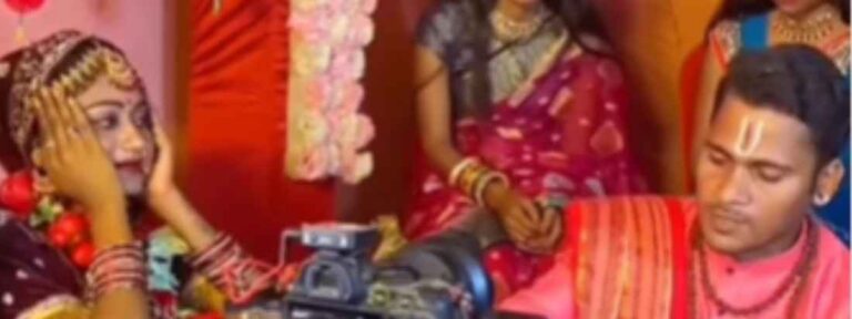 शादी के मंडप में दूल्हे को छोड़ पंडित जी पर फिदा हुई दुल्हन, सोशल मीडिया पर Video Goes Viral