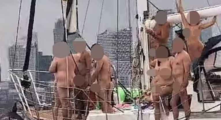Aussies Dare To Bare All During Bizarre Naked Cruise On Sydney Harbour