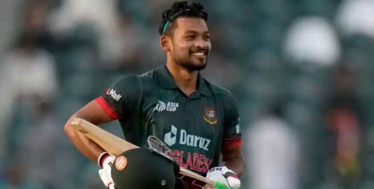 Najmul Hossain शांतो के दोहरे शतक से बांग्लादेश-श्रीलंका टेस्ट ड्रॉ, एंजेलो मैथ्यूज का आखिरी टेस्ट मैच रहा यादगार