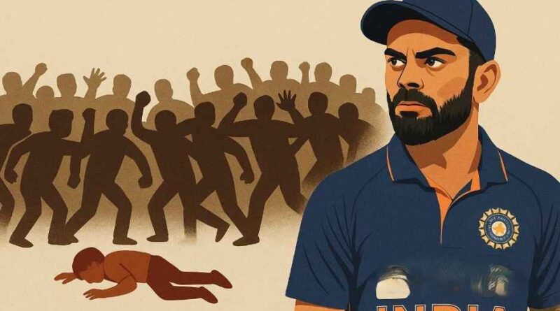 विराट कोहली के स्वागत में मौत का मातम: क्या Cricket का जुनून हमारी इंसानियत को निगल रहा है? विराट कोहली के स्वागत में मौत का मातम: क्या Cricket का जुनून हमारी इंसानियत को निगल रहा है?