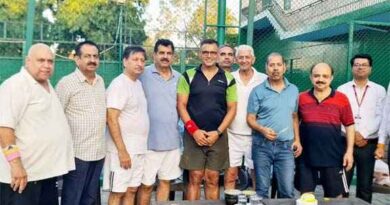 डॉक्टर्स डे पर Muzaffarnagar  में टेनिस कोर्ट बना श्रद्धांजलि स्थल: सर्विस क्लब में मनाया गया अनोखा जश्न
