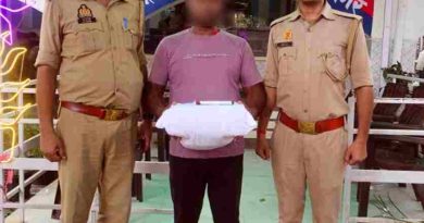 Muzaffarnagar खतौली पुलिस का धाकड़ ऑपरेशन: मादक पदार्थ तस्कर विक्की गिरफ्तार, 5 किलो गांजा बरामद