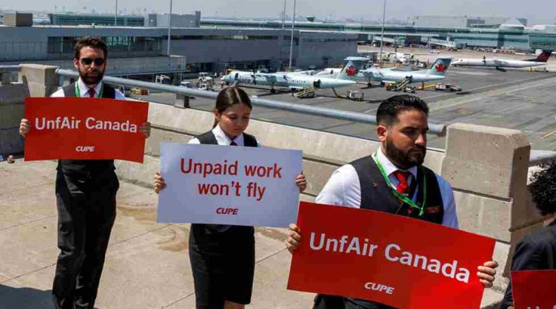 Air Canada के 10,000 फ्लाइट अटेंडेंट की हड़ताल से ठप हुई सभी उड़ानें, लाखों यात्री फंसे