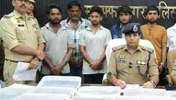 अवैध शस्त्रों की सप्लाई व खरीदारी करने वाले 7 शातिर दबोचे, Muzaffarnagar पुलिस ने बरामद किए 14 अवैध तमंचे और 1800 रुपये