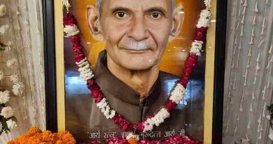 आचार्य गुरुदत्त आर्य की श्रद्धांजलि सभा में उनके योगदान का भावपूर्ण स्मरण-Acharya Gurudatt Arya