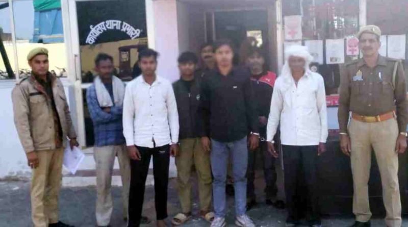 तितावी में जमीन को लेकर दो पक्षों में तनाव, 6 लोग गिरफ्तार — Muzaffarnagar पुलिस का वांछित/धारंटी अभियान फिर चला सफल🔥
