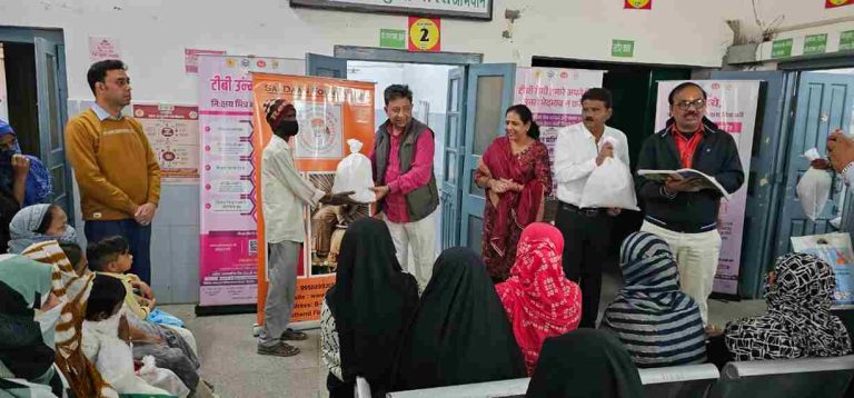 Sai Dhan Foundation ने 140 टीबी मरीजों को वितरित की पोषण पोटली, स्वास्थ्य और उपचार में मिली मदद
