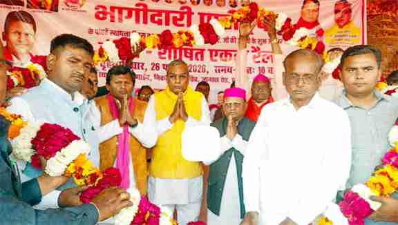 Muzaffarnagar लाडपुर रैली: ओमप्रकाश राजभर का 2027 का बिगुल, कोर कमेटी बैठक में विकास योजनाओं पर मंथन