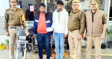Muzaffarnagar मोबाइल छिनैती का खुलासा: सिविल लाइन पुलिस ने 2 अभियुक्त दबोचे, लूटा गया मोबाइल और बाइक बरामद
