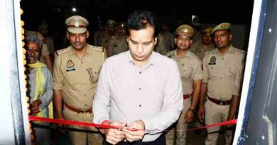 फुगाना थाने में Muzaffarnagar एसएसपी संजय कुमार वर्मा ने किया मालखाना भवन और सराय चौकी बैरक का उद्घाटन