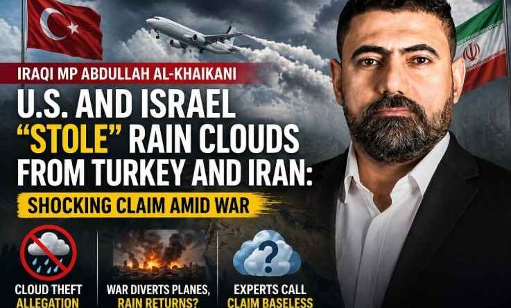 Iraqi सांसद Abdullah Al-Khaikani का Us-Israel पर ‘बादल चोरी’ का आरोप, वैज्ञानिकों ने बताया निराधार