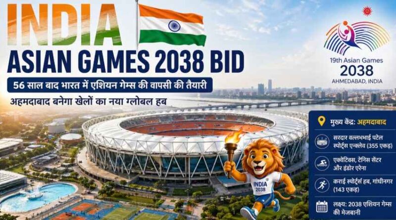 India Asian Games 2038 Bid: 56 साल बाद एशियन गेम्स की मेजबानी की तैयारी, अहमदाबाद बनेगा खेलों का नया ग्लोबल हब