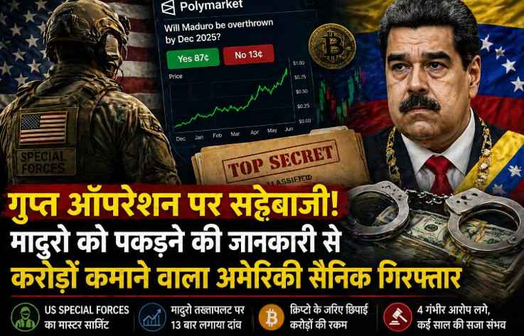 गुप्त ऑपरेशन पर सट्टा लगाकर करोड़ों कमाने के आरोप में ग्रीन बेरेट सैनिक गिरफ्तार, Nicolás Maduro ऑपरेशन से जुड़ा मामला