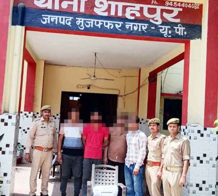 Muzaffarnagar में साइबर फ्रॉड गैंग का बड़ा खुलासा: फर्जी बैंक खाते खुलवाकर करोड़ों के खेल की साजिश, शाहपुर पुलिस ने 4 आरोपी दबोचे 1 Muzaffarnagar News