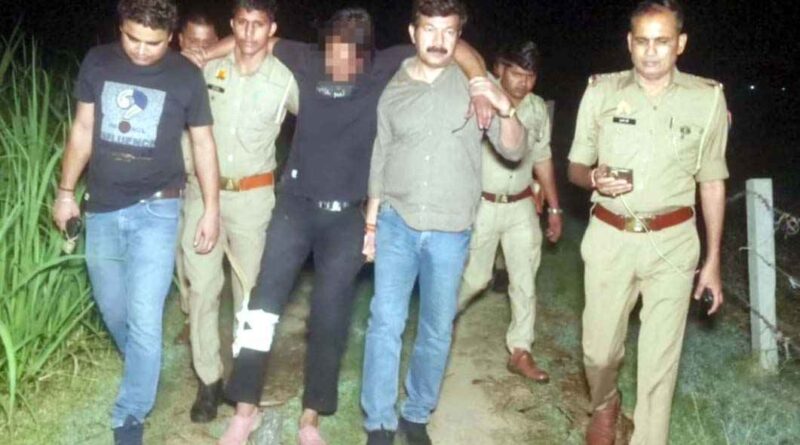 Muzaffarnagar में पुलिस-मुठभेड़ के बाद युवती अपहरण मामले का आरोपी गिरफ्तार, पैर में गोली लगने के बाद दबोचा गया शाहरुख उर्फ मोनू 1 Muzaffarnagar News