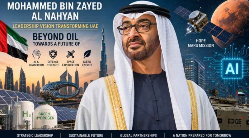 Mohammed Bin Zayed Al Nahyan: Ai, रक्षा, स्पेस और ग्रीन हाइड्रोजन से Uae को तेल युग के बाद की वैश्विक शक्ति बनाने वाले रणनीतिक राष्ट्रपति?