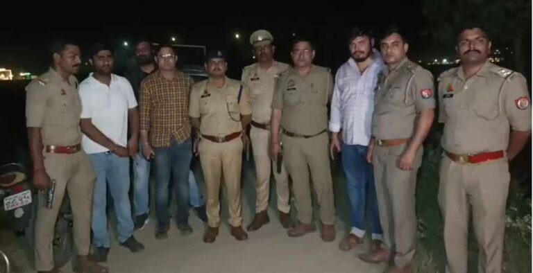Muzaffarnagar मुठभेड़: सिसौना राजवाहे के पास पुलिस–बदमाश आमने-सामने, गांजा तस्करी गिरोह के 5 आरोपी दबोचे, दो गोली लगने से घायल