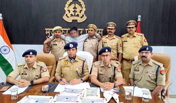 शाहपुर में Muzaffarnagar पुलिस मुठभेड़ के बाद 15 हजार का इनामी वाहन चोर गिरफ्तार, पुलिस पर फायरिंग के आरोप के बीच घायल हुआ आरोपी 1 Muzaffarnagar News