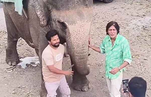 बॉलीवुड अभिनेता Chunky Pandey कॉर्बेट टाइगर रिजर्व पहुंचे: जंगल सफारी का उठाया लुत्फ, हाथी के साथ खिंचवाई तस्वीर - Nainital News 1 Bollywood Actor Chunky Pandey Explores Corbett Tiger Reserve