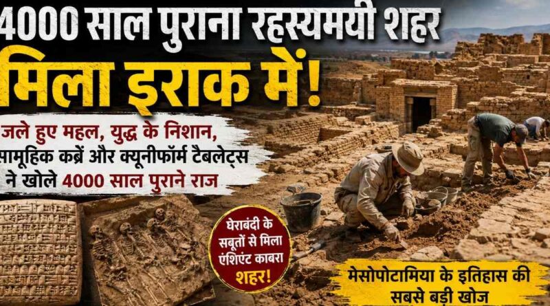 4000 साल पुराना रहस्यमयी शहर मिला! Iraq में मिली तबाही की दास्तान, जले हुए महल, सामूहिक कब्रें और युद्ध के चौंकाने वाले सबूत 1 Mass Graves And Destruction Found In Iraq