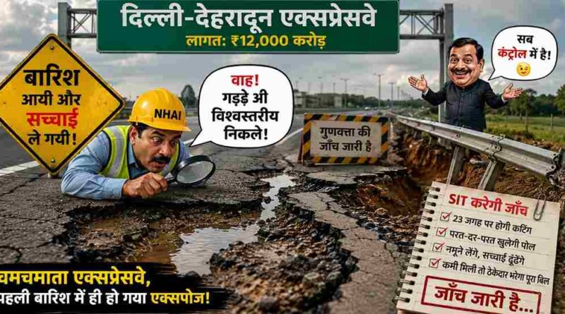 Delhi-Dehradun Expressway Under Sit Scanner After Road Damage