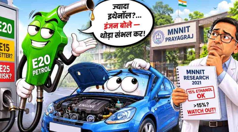 Mnnit Research On E20 Petrol