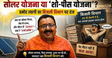 Pramod-Tyagi-Solar-Scheme-Power-Department-Low-Voltage-Problems