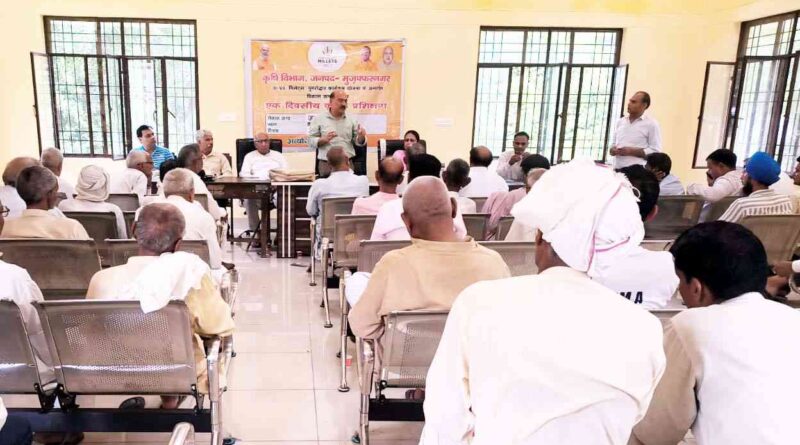 जानसठ Muzaffarnagar में 109 किसानों ने सीखा मोटे अनाज का महत्व, मिलेट्स की खेती से सेहत और मिट्टी दोनों बचाने पर जोर 1 Muzaffarnagar News