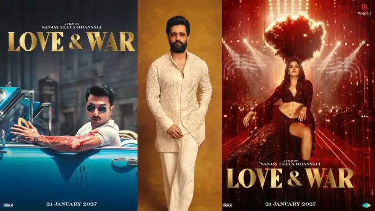 ‘लव एंड वॉर’ से Alia Bhatt का पहला लुक आउट, रेट्रो-विंटेज अंदाज में दिखीं एक्ट्रेस; रणबीर का खून से सना लुक भी मचा रहा हलचल 1 Love-And-War-Alia-Bhatt-First-Look-Ranbir-Kapoor-Poster