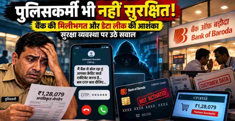 पुलिसकर्मी के क्रेडिट कार्ड से 1.28 लाख की Cyber Fraud, बैंक की मिलीभगत और डेटा लीक की आशंका; सुरक्षा व्यवस्था पर उठे सवाल 1 Cyber Fraud Of ₹1.28 Lakh From Muzaffarnagar