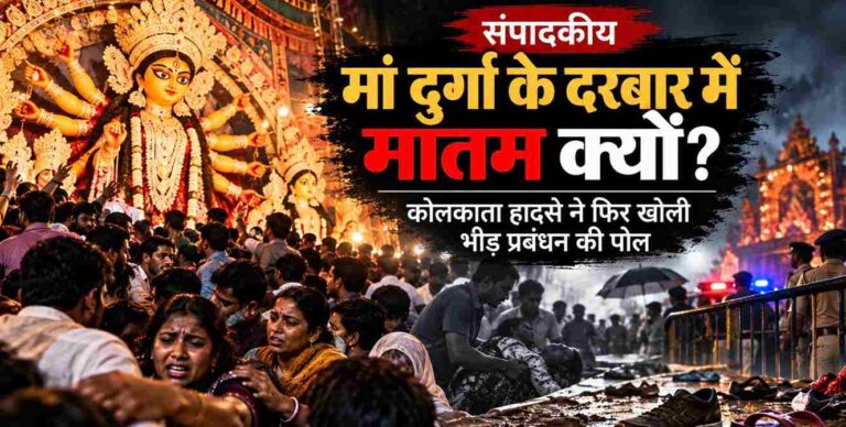 Kolkata दुर्गा पूजा पंडाल हादसा: आस्था के मेले में सुरक्षा की अनदेखी कब तक? 1 Kolkata Durga Puja Stampede Raises