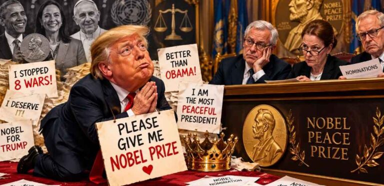 Nobel Peace Prize पर ट्रम्प का बड़ा दावा: बोले- मुझे नहीं मिला तो नोबेल समिति की बदनामी होगी, 8 युद्ध रुकवाने का किया जिक्र 1 Trump Claims Nobel Peace Prize