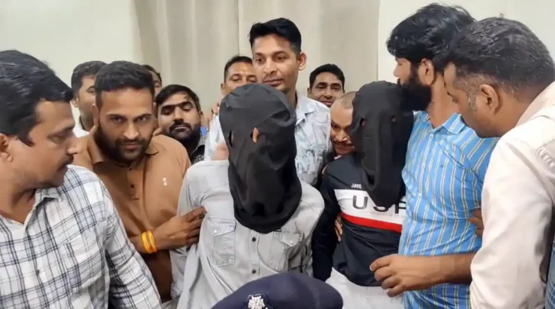 Visuals Of Three Suspects Detained In Tiger Shroff Firing Case