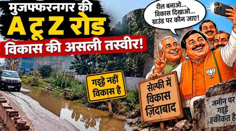 Muzaffarnagar-A-To-Z-Road-Potholes-Bjp-Municipality-Ground-Reality